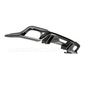 Ford Mustang Rear Diffusers - Anderson Composites - Type-AR Carbon Fiber Quad Tip - `18-`20